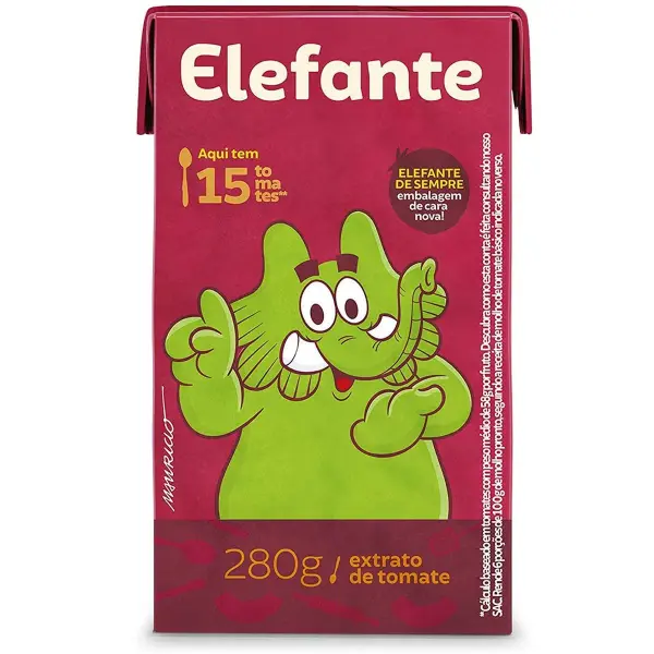Elefante Extrato de Tomate 280g