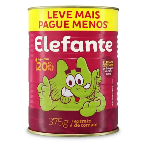 Elefante Extrato de Tomate 375g