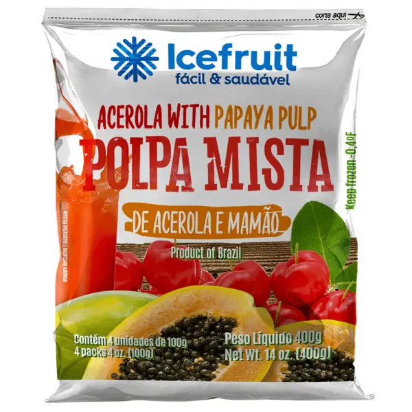 Ice Fruit Acerola & Papaya Pulp