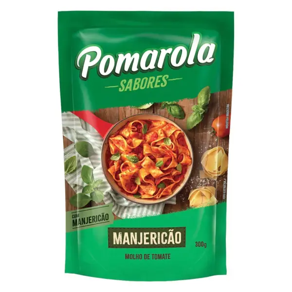 Pomarola Molho Tomate Sabor Manjericao