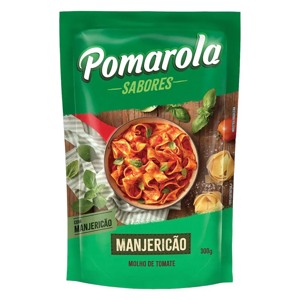 Pomarola Molho Tomate Sabor Manjericao