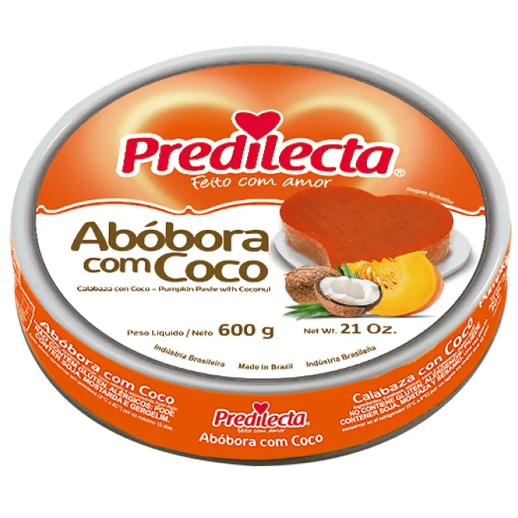 Predilecta Abobora C/Coco 600g