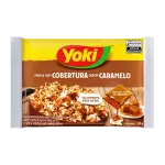 Microwave Popcorn with Caramel Topping