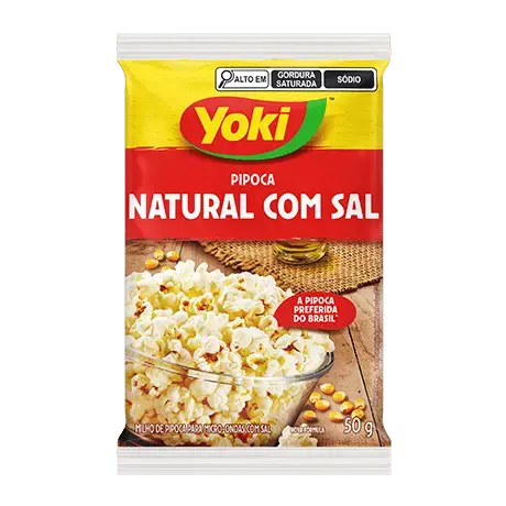 Natural Microwave Popcorn with Salt